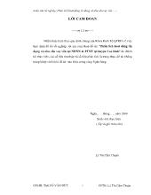 Đề tài Phân tích hoạt động tín dụng và nhu cầu vay vốn tại Ngân hàng nông nghiệp và phát triển nông thôn tại huyện Cao Lãnh