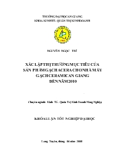 Đề tài Xác lập thị trường mục tiêu của sản phẩm gạch acera cho nhà máy gạch ceramic An Giang đến năm 2010