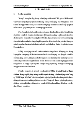 Đề tài Phân tích tình hình sử dụng vốn lưu động và giải pháp nâng cao hiệu quả sử dụng vốn lưu động của Công ty TNHH Vạn Mỹ Phú