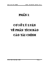 Báo cáo Phân tích tài chính công ty cổ phần dầu thực vật Tân Bình năm 2007 và 2008