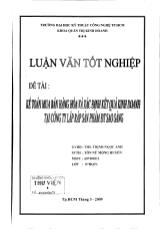 Đề tài Kế toán mua bán hàng hóa và xác định kết quả kinh doanh tại công ty lắp ráp sản phẩm điện thoại Sao Sáng