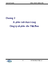 Phân tích thực trạng Công ty cổ phần sữa Việt Nam