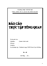 Đề tài Đào tạo và phát triển nguồn nhân lực Chi nhánh công ty TNHH Hoàn Mỹ tại Đà Nẵng