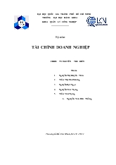 Đề tài Hoạch định tài chính công ty cổ phần Sông Đà 5