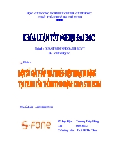 Luận văn Một số giải pháp phát triển điện thoại di động tại trung tâm thông tin di động CDMA S-Telecom