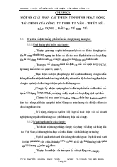 Một số giải pháp cải thiện tình hình hoạt động tài chính của công ty TNHH tư vấn – thiết kế – xây dựng – đầu tư vũ Nhi Vũ