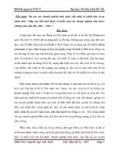 Tiểu luận Tại sao các doanh nghiệp nhà nước cần phải cổ phần hóa và tư nhân hóa ? Hãy cho biết tình hình cổ phần hóa các doanh nghiệp nhà nước những năm gần đây 2005 – 2011 ?