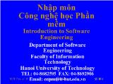 Bài giảng Nhập môn công nghệ học phần mềm phần 3: Yêu cầu người dùng