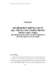 Mô hình rút trích cụm từ đặc trưng ngữ nghĩa trong tiếng Việt (ViKE) kết hợp hướng tiếp cận rút trích và hướng tiếp cận xác định