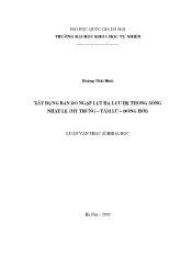 Luận văn Công tác xây dựng bản đồ ngập lụt hạ lưu hệ thống sông Nhật Lệ (Mỹ Trung – Tám Lu – Đồng Hới)