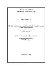 Luận văn Mô hình tính toán song song giải các bài toán biên phức tạp dựa trên tư tưởng chia miền