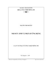 Luận văn Nội suy ảnh và một số ứng dụng