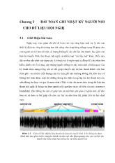 Bài toán ghi nhật ký người nói cho dữ liệu hội nghị