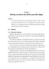 Mashup và một số vấn đề liên quan đến widget