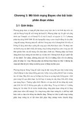 Mô hình mạng Bayes cho bài toán phân đoạn video