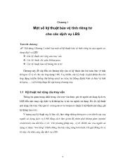 Một số kỹ thuật bảo vệ tính riêng tư cho các dịch vụ LBS