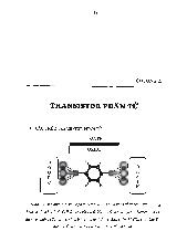 Transistor phân tử