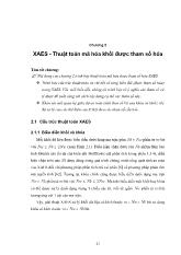 Luận án Nghiên cứu và phát triển các phương pháp bảo vệ thông tin dựa trên AES