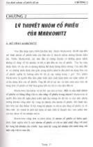 Luận án Phần mềm chọn lựa nhóm cổ phiếu tối ưu trong thị trường chứng khoán