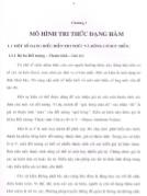 Luận văn Nghiên cứu phát triển mô hình tri thức dạng hàm và ứng dụng