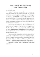 Luận văn Nghiên cứu phương pháp kết hợp các đặc trưng màu sắc hình dạng và vị trí để truy vấn ảnh