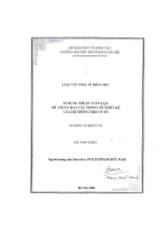 Luận văn Sử dụng thuật toán LQG để tối ưu hóa các thông số thiết kế của hệ thống treo ô tô