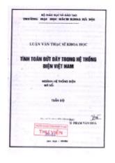 Luận văn Tính toán đứt dây trong hệ thống điện Việt Nam