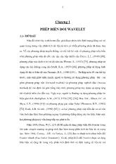 Luận án Phân tích tài liệu từ ở nam bộ bằng phép biến đổi wavelet