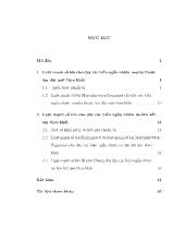 Đề tài Luật mạnh số lớn cho dãy các biến ngẫu nhiên m-Phụ thuộc âm đôi một theo khối và m-liên kết âm theo khối