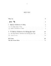 Đề tài Về định lý Matheron cho không gian Tôpô