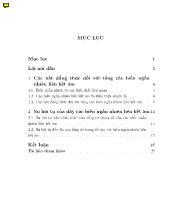 Đề tài Các bất đẳng thức đối với tổng các biến ngẫu nhiên liên kết âm và ứng dụng