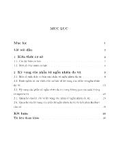 Đề tài Kỳ vọng của phần tử ngẫu nhiên đa trị