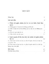 Đề tài Luật mạnh số lớn cho dãy các phần tử ngẫu nhiên đa trị theo tôpô Hausdorff và tôpô Mosco