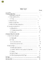 Đề tài Một số tính chất cơ bản của đại số Lie lũy linh và ứng dụng
