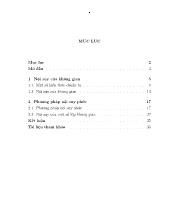 Đề tài Nội suy của không gian Banach