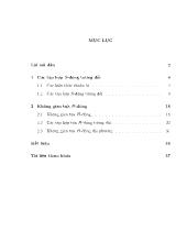 Đề tài Tìm hiểu một số tính của không gian tựa H-Đóng và các tính chất bất biến của không gian tựa H-đóng