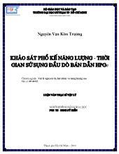 Luận văn Khảo sát phổ kế năng lượng - Thời gian sử dụng đầu dò bán dẫn HPGe
