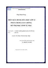 Luận văn Thiết kế e-Book hóa học lớp 12 phần crom sắt  đồng hỗ trợ học sinh tự học