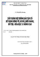 Luận văn Xây dựng hệ thống bài tập có sử dụng hình vẽ, sơ đồ, biểu bảng, đồ thị - Hóa học 11 nâng cao