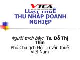 Luật thuế thu nhập doanh nghiệp - Nguyễn Thị Cúc