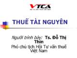 Thuế tài nguyên - Nguyễn Thị Cúc