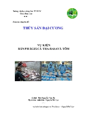 Báo cáo Chuyên đề vụ kiện bán phá giá cá tra-Basa và tôm