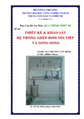 Đề tài Thiết kế và khảo sát hệ thống ghép bơm nối tiếp và song song