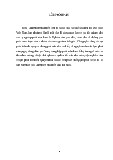 Tiểu luận Lạm phát và cách xử lý tại Việt Nam