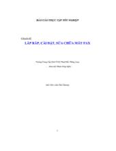 Chuyên đề Lắp ráp, cài đặt, sửa chữa máy Fax