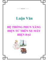Luận văn Hệ thống phun xăng điện tử trên xe máy hiện đại