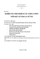 Báo cáo Nghiên cứu công nghệ và các công cụ phát triển một số công cụ hỗ trợ