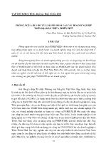 Báo cáo Phòng ngừa rủi ro tỷ giá hối đoái tại các doanh nghiệp trên địa bàn Thừa Thiên Huế