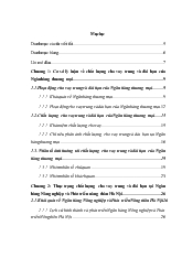 Chuyên đề Nâng cao chất lượng cho vay trung và dài hạn tại Ngân hàng Nông nghiệp và Phát triển Nông thôn Hà Nội