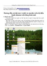 Đề tài Hướng dẫn cài đặt tuwxvnkb và stardict trên hệ điều hành ubuntu 6.06 bằng hình ảnh